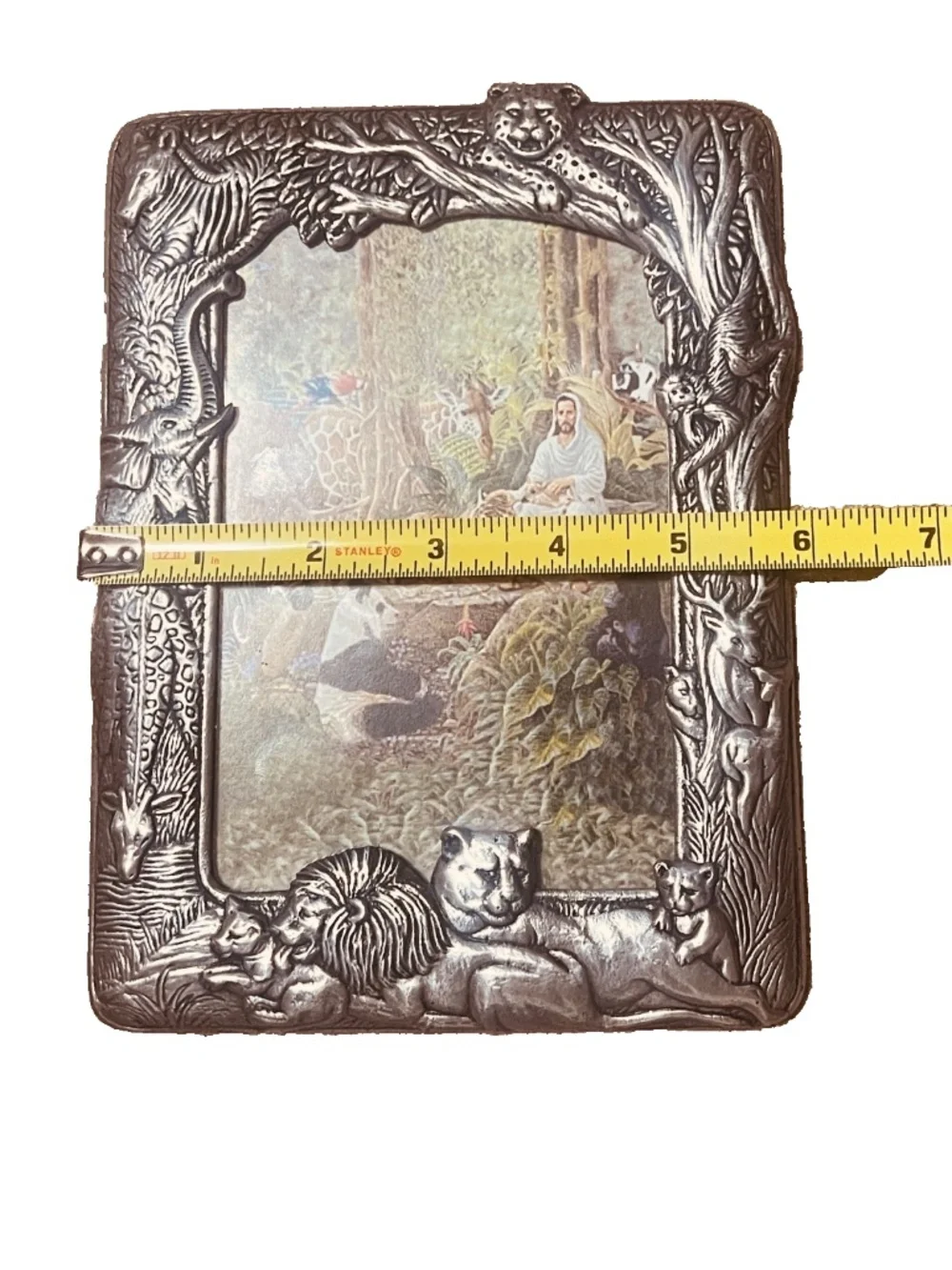 Vintage Arthur Court 1987 Jungle Safari Animal Photo Frame 4x6